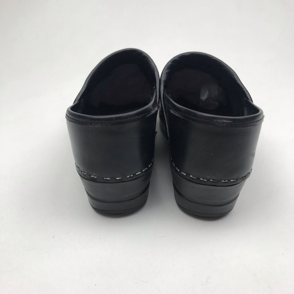 Dansko Professional Clog Black Leather Size 37 - Picture 4 of 7
